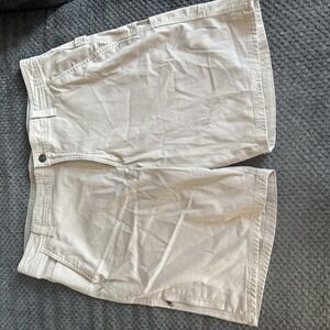 Columbia Cargo Shorts Mens 38x10‎ Beige Hiking Outdoors Performance Gorpcore Tan